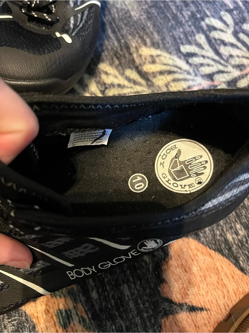Body Glove Black and White Athletic Water Shoes NWOT